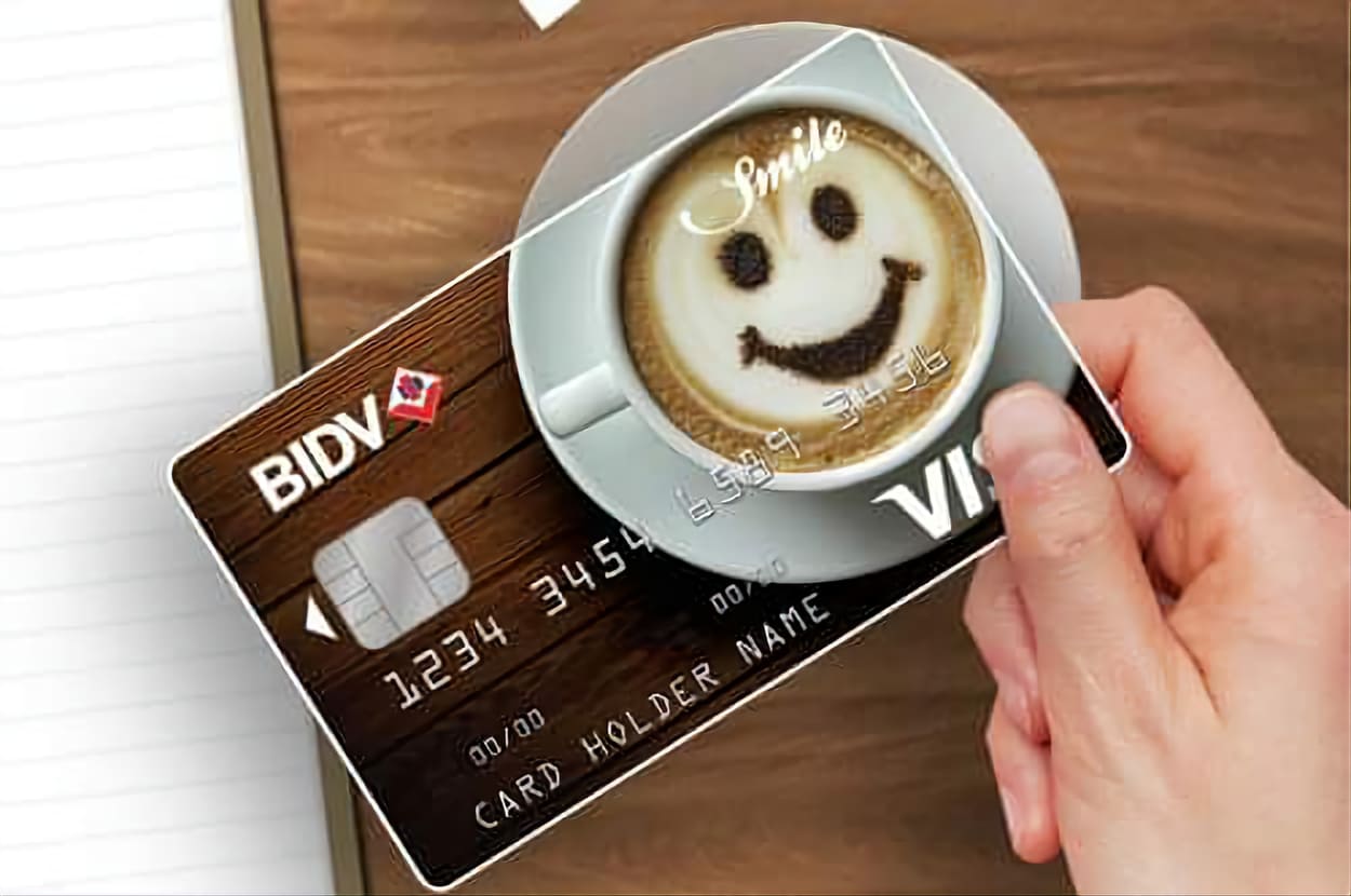 Rút tiền mặt từ thẻ tín dụng BIDV