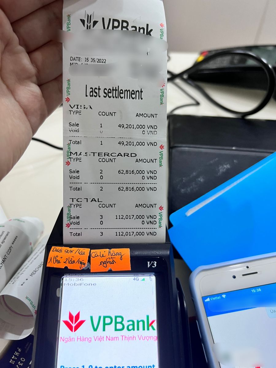 Rút tiền mặt từ thẻ tín dụng tại Bình Định