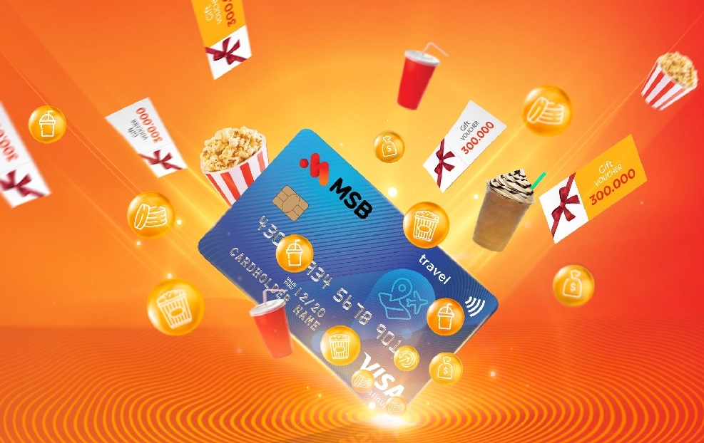 Rút tiền mặt thẻ tín dụng MSB